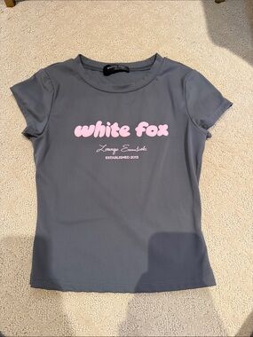 White Fox Logo tee XS